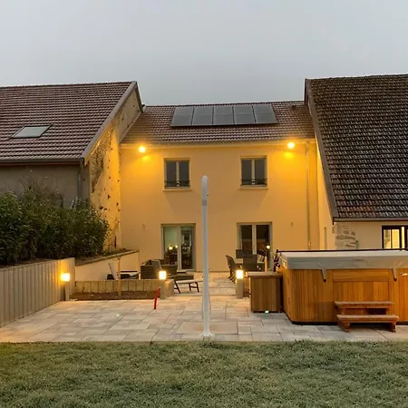 Nyaraló Chez La Rose Luxueuse Avec Jacuzzi Rouvres-la-Chétive